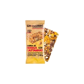 BARRA DE BANANA C/ CASTANHAS 12X30G - UNCOOKED