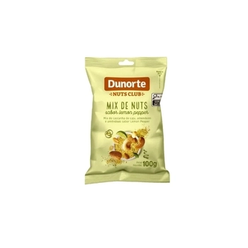 MIX DE NOZES DUNORTE SABOR LEMON PEPPER 100G - USIBRAS