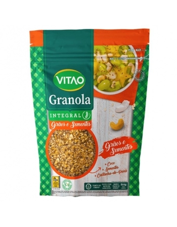 GRANOLA TRAD. GRAOS SEMENTES 800G -VITAO 423