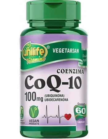 COQ-10 COENZIMA 100MG 60 CAPS - UNILIFE