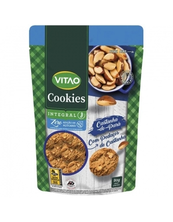 COOKIES ZERO INTEGRAL CAST PARÁ 80G -VITAO 436