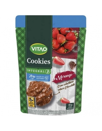 COOKIES ZERO MORANGO COB CHOC 80G -VITAO 444