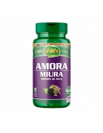 AMORA COM GERMEN DE SOJA 550MG 60CAPS - UNILIFE