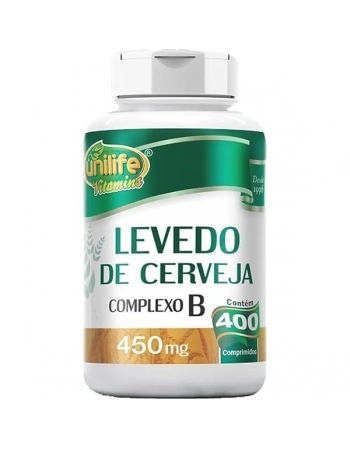 LEVEDO DE CERVEJA- COMPLEXO B - 400 CAPS - UNILIFE