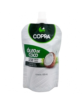 OLEO DE COCO SEM SABOR POUCH 100ML - COPRA