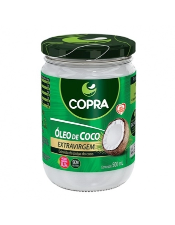 OLEO DE COCO EXTRA VIRGEM 500ML - COPRA