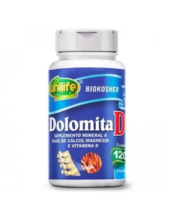 DOLOMITA \'D\' 950MG - 120CAPS - UNILIFE