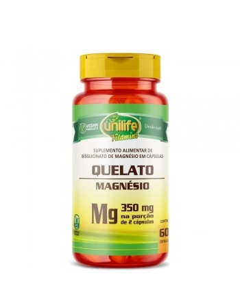 MAGNESIO QUELATO MG - 60CAPS - UNILIFE
