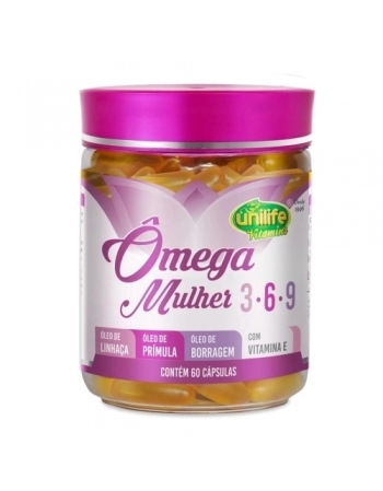OMEGA 3 MULHER 3,6,9 - 1450 MG - 60 CAPS - UNILIFE