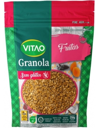 GRANOLA SEM GLUTEN TRAD FRUTAS 250G -VITAO 20386