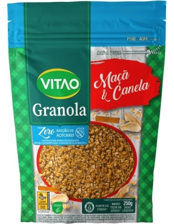 GRANOLA ZERO MACA E CANELA 250G - VITAO 20382