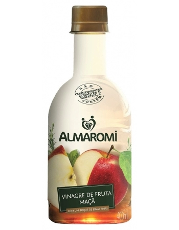 VINAGRE FRUTA MAÇA COM ERVAS FINAS 400ML - ALMAROMI - 9370