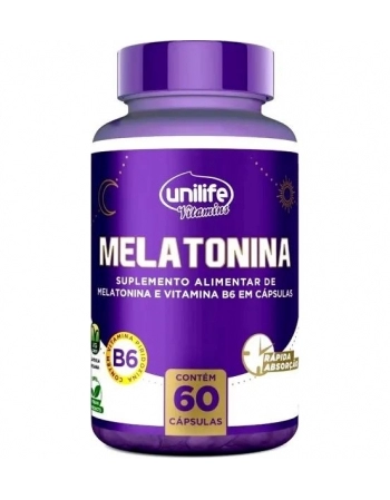 MELATONINA 350MG - 60 CAPS - UNILIFE 3349