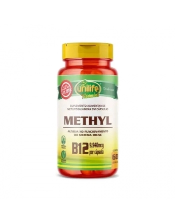 METHYL VIT B12 - 350MG 60 CAP - UNILIFE