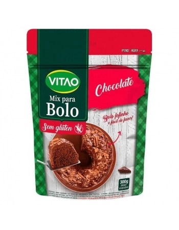 MIX BOLO SEM GLUTEN CHOCOLATE 300G -VITAO 354