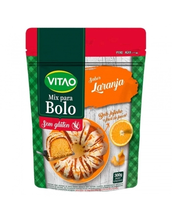 MIX BOLO SEM GLUTEN LARANJA 400G - VITAO 360