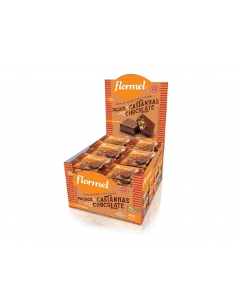 PACOCA DE CASTANHAS CHOC ZERO 24 X 22G FLORMEL -11923