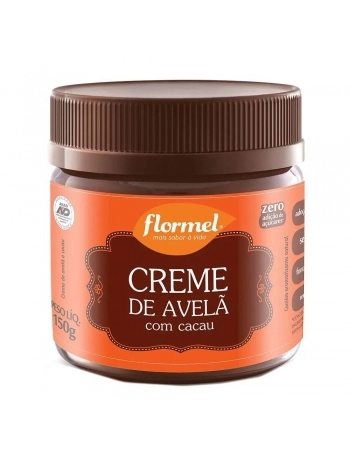 CREME DE AVELA C/ CACAU ZERO 150G - FLORMEL 11240