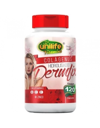 COLAGENUS DERMOFIX HIDR. C/ VIT 450MG 120CAPS - UNILIFE