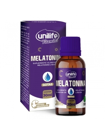 MELATONINA EM GOTAS - 30ML - UNILIFE 3503