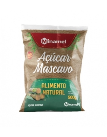 ACUCAR MASCAVO 500G - MINAMEL