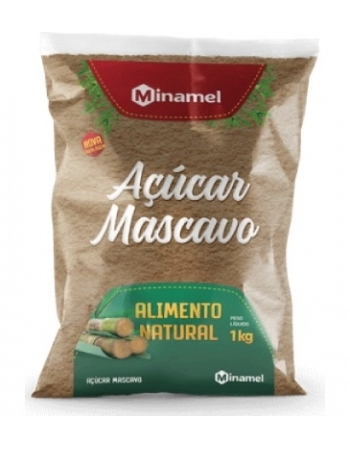 ACUCAR MASCAVO 1KG - MINAMEL