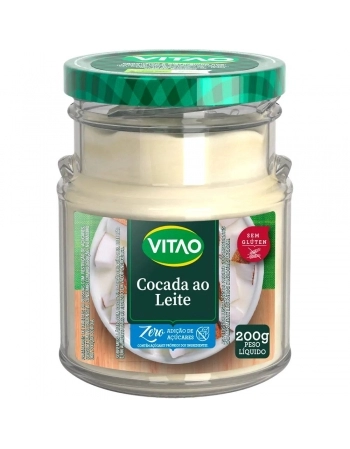 COCADA AO LEITE ZERO 200G -VITAO 135