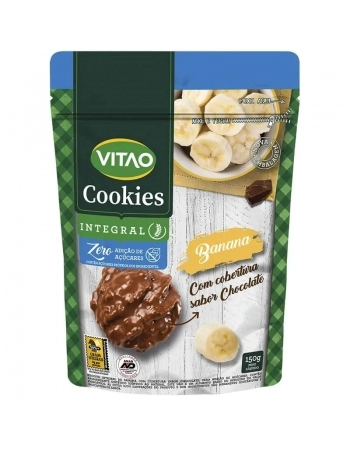 COOKIES ZERO BANANA COB CHOC 150G -VITAO 214