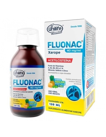FLUONAC XAROPE ABAC HORT E MEL 120ML - UNILIFE 3734