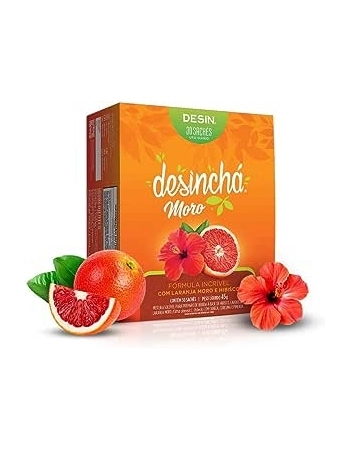 DESINCHA MORO LARANJA E HIBISCO DISPLAY 30 SACHES