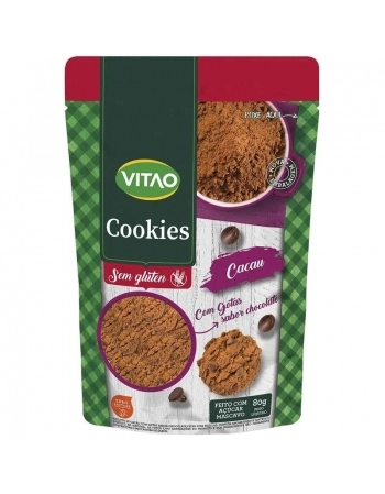 COOKIES S/ GLUTEN CACAU 150G - VITAO 20445