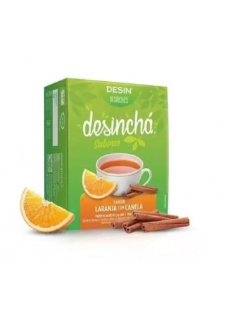 DESINCHA LARANJA COM CANELA DISPLAY 10 SACHES