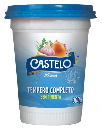 TEMPERO COMPLETO S/ PIMENTA 300G - 455.014 - CASTELO