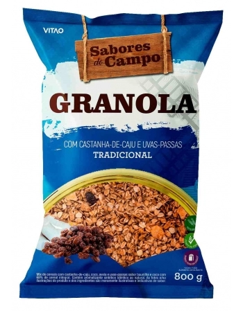 GRANOLA TRADICIONAL SABORES DO CAMPO 200G - VITAO 34663