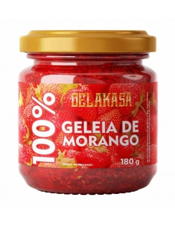 GELEIA 100% MORANGO 180G DELAKASA - VITAO 35221