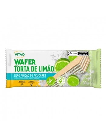 WAFER INTEGRAL TORTA LIMAO ZERO 90G (4 UNID) - VITAO 35212